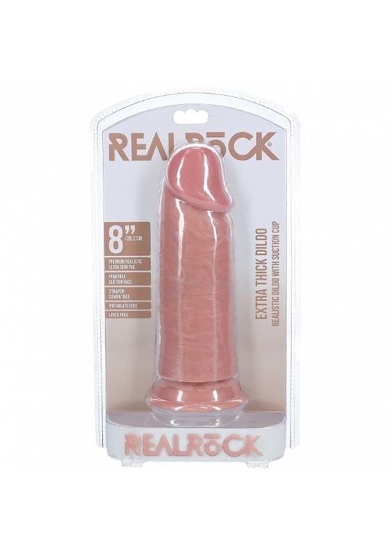 REALROCK 20cm Extra Thick Dildo - - Realistic Dildos