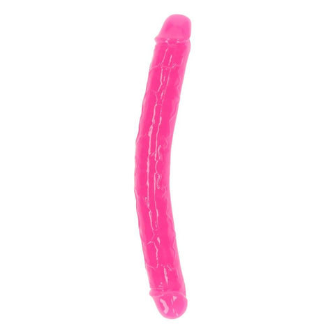 Realrock 30 Cm Double Dong Glow by Shots Toys - Realistic Dildos