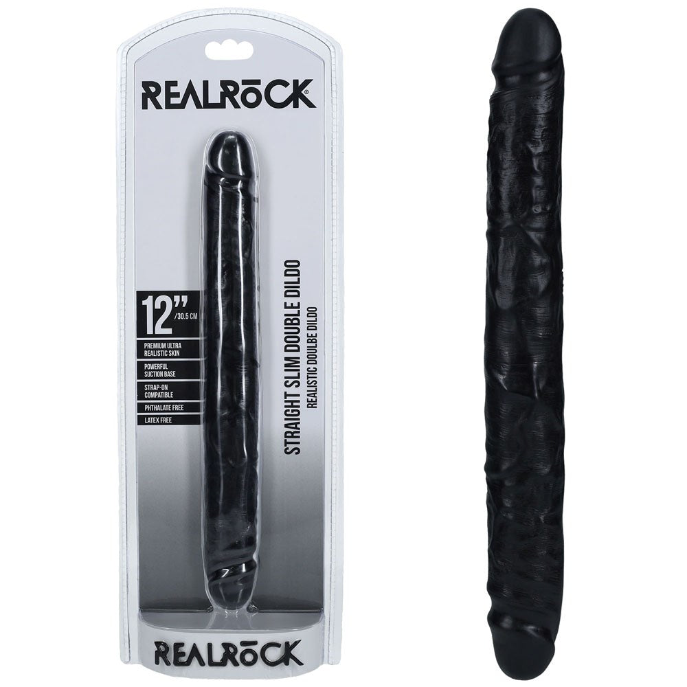 REALROCK 30cm Slim Double Dildo - - Realistic Dildos