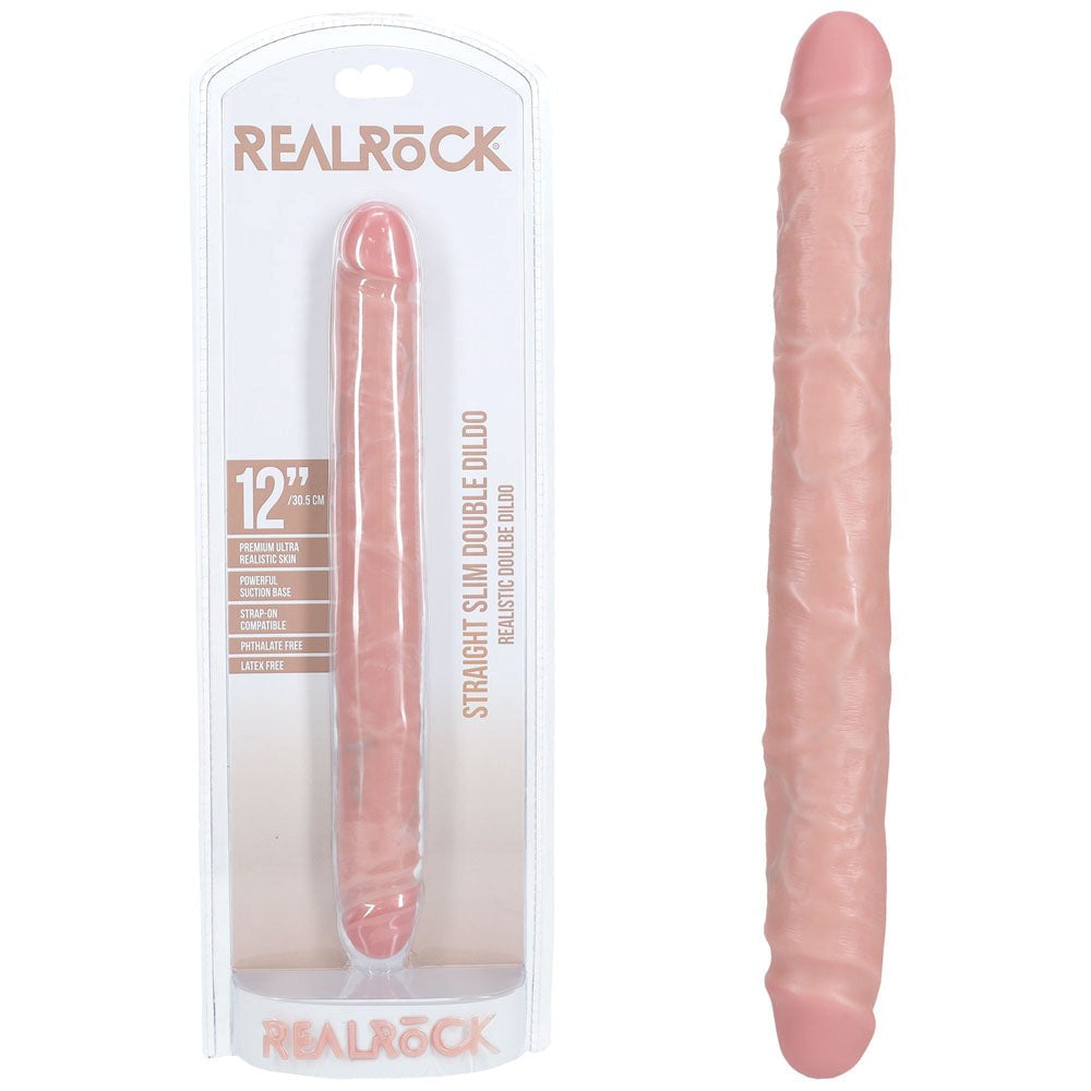 REALROCK 30cm Slim Double Dildo - - Realistic Dildos