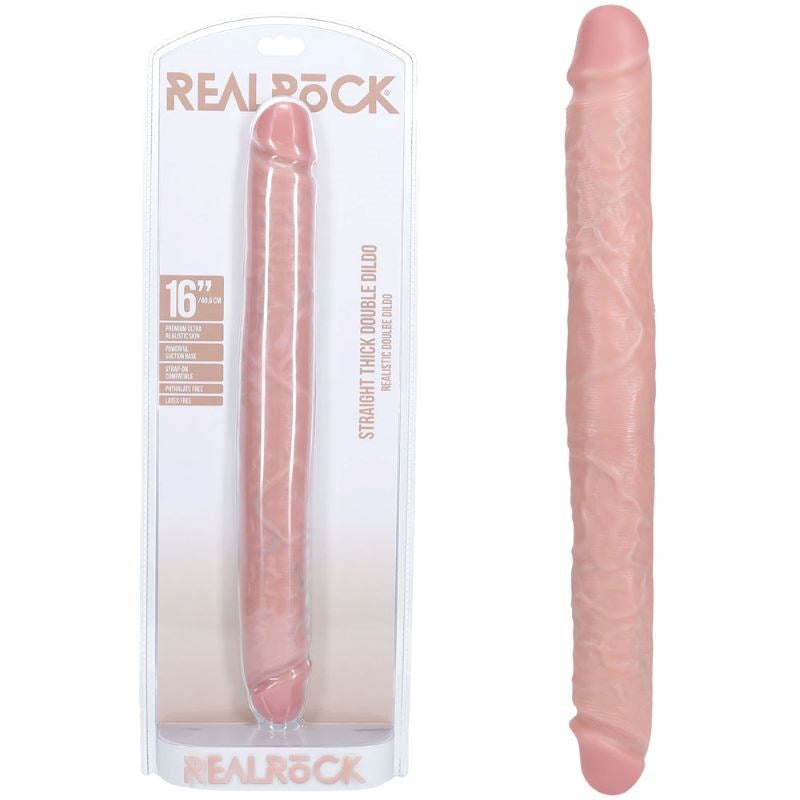 REALROCK 40cm Thick Double Dildo - - Realistic Dildos