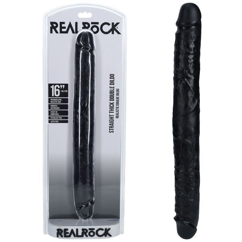 REALROCK 40cm Thick Double Dildo - - Realistic Dildos