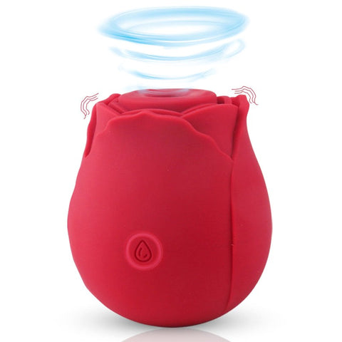Rose Suction Clitoral Vibrator by BDStyle - Clit Ticklers and Pulsators