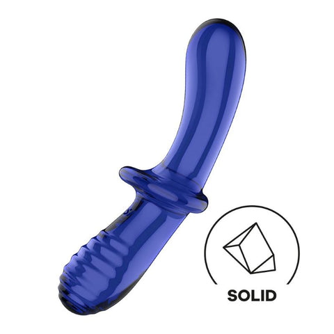 Double Crystal Glass Double Ended Dildo by Satisfyer - Remote Control Vibrators