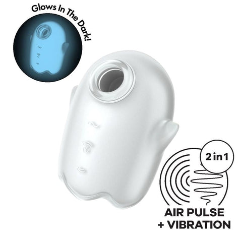Glowing Ghost Glow in Dark Air Pulse Stimulator Massager - Personal Massagers
