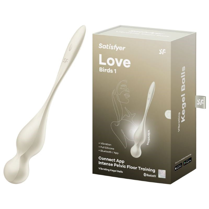 Satisfyer Love Birds 1 App Control Kegel Exercisers - - Clit Ticklers and Pulsators