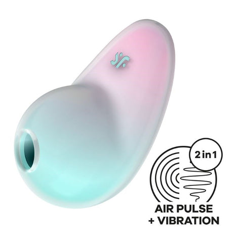 Pixie Dust Mint Clit Vibrator by Satisfyer - Clit Ticklers and Pulsators