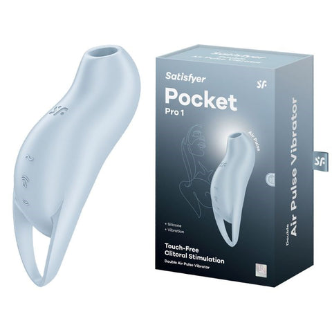 Pocket Pro 1 Air Pulse Vibrator by Satisfyer - Clit Ticklers and Pulsators