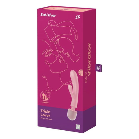 Triple Lover Glass Sex Toy by Satisfyer - Glass Sex Toys