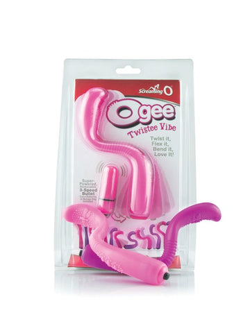 OGee Twistee Bendable G-Spot Vibrator by Screaming O - G-Spot Vibrators