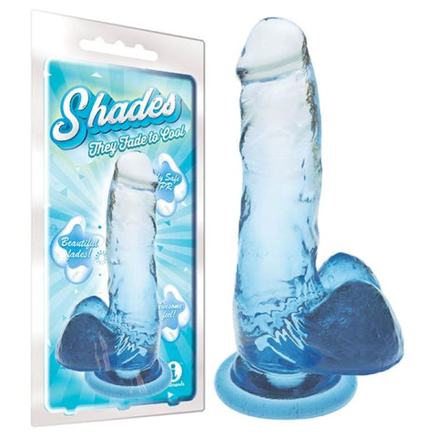 Shades 7'' Jelly TPR Dong by Icon Brands - Sex Kits