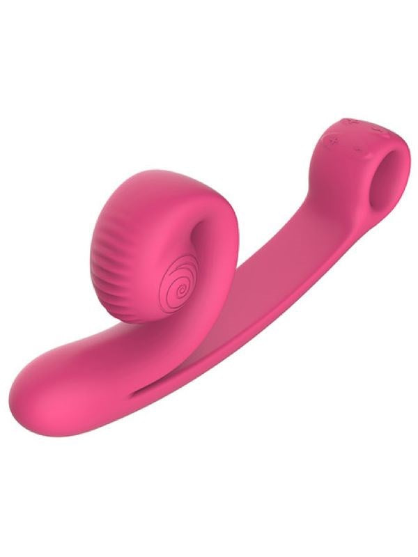 Snail Vibe Curve Silicone G-Spot Vibrator - - Remote Control Vibrators