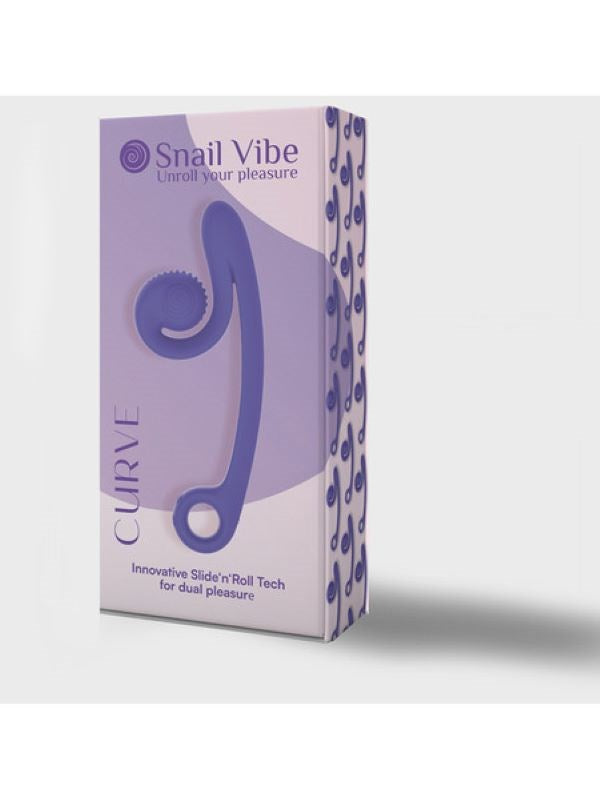 Snail Vibe Curve Silicone G-Spot Vibrator - - Remote Control Vibrators