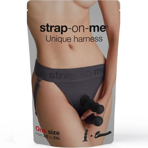Unique Adjustable Lingerie Harness by Strap On Me - Realistic Dildos