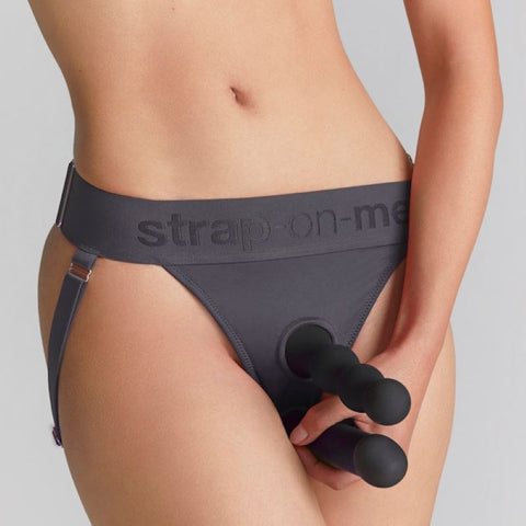 Unique Adjustable Lingerie Harness by Strap On Me - Realistic Dildos