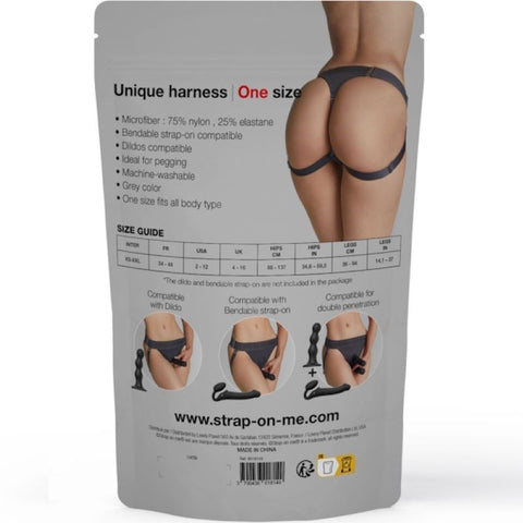 Unique Adjustable Lingerie Harness by Strap On Me - Realistic Dildos