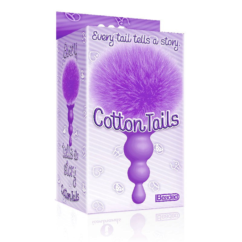 The 9's Cottontails - Beaded - - Butt Plugs