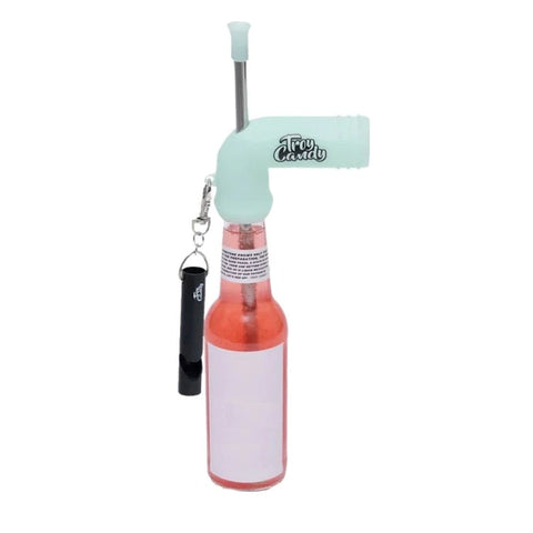 Pastel Stainless Steel Bottle Snorkel by Troy Candy - Strap On Sextoys