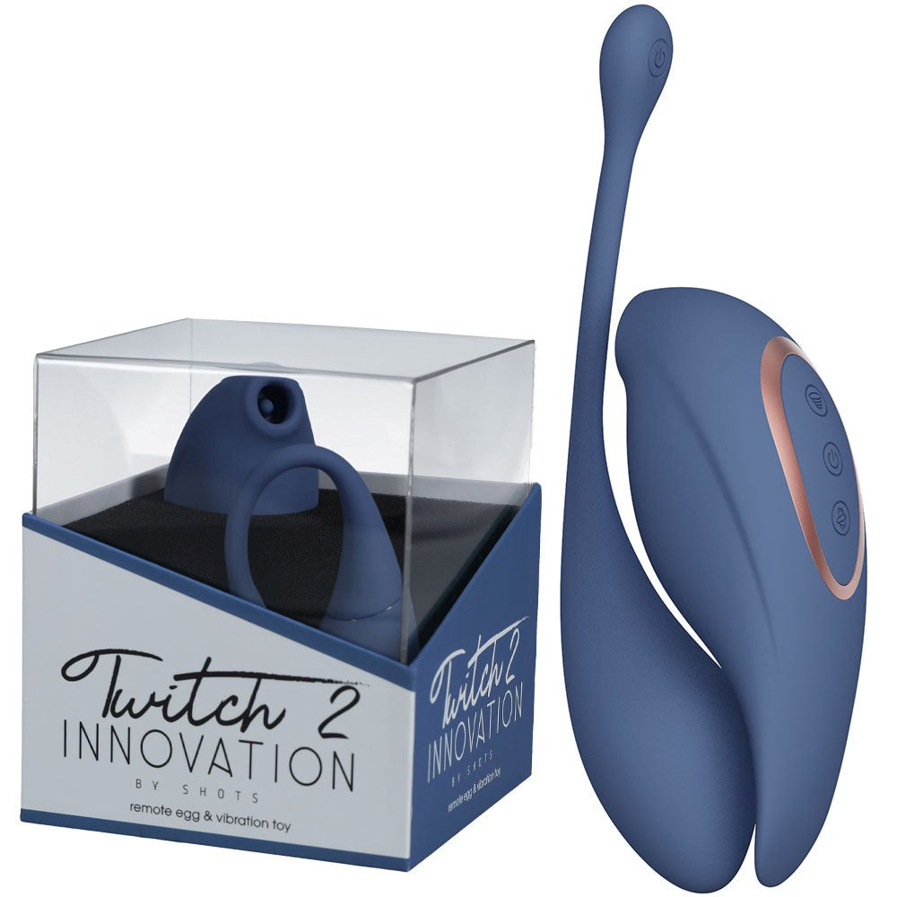 Twitch 2 - Suction Vibe & Vibrating Egg - - Realistic Dildos