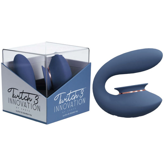 Twitch 3 Rechargeable Vibrator & Suction - - Waterproof Vibrators