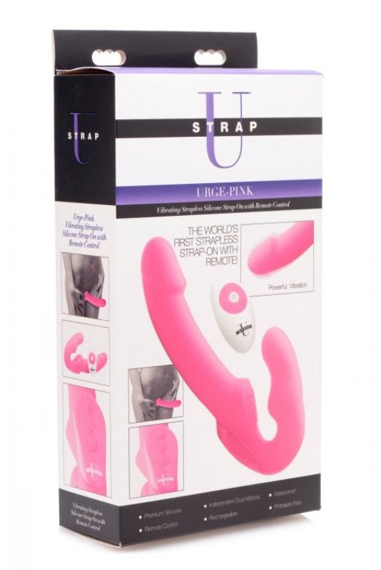 Urge Strapless Strap On With Remote - - Strap On Sextoys