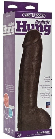 Vac-U-Lock Realistic Hung by Doc Johnson - Realistic Dildos