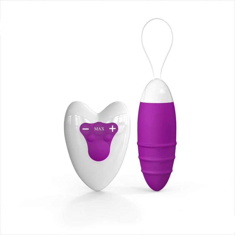 Vibrating Love Egg Purple Wireless Vibrator - - Love Eggs and Kegel Exercisers