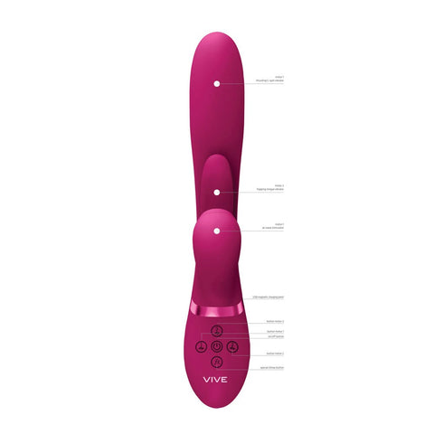 Vive Ena Silicone G-Spot Vibrator by Shots Toys - G-Spot Vibrators