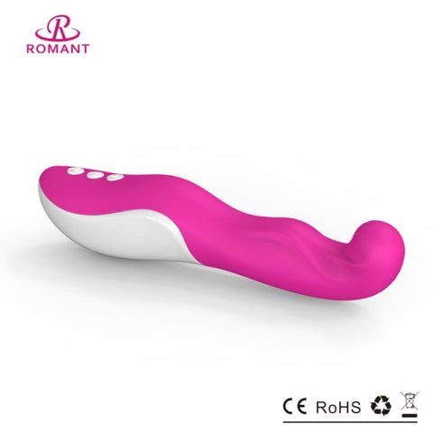 Wanda G-Spot Vibrator Pink Silicone by Romant - G-Spot Vibrators