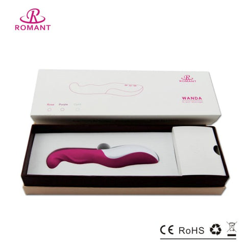 Wanda G-Spot Vibrator Pink Silicone by Romant - G-Spot Vibrators