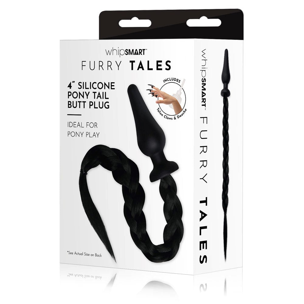 WhipSmart Furry Tales 4 Inch Pony Tail - - G-Spot Vibrators