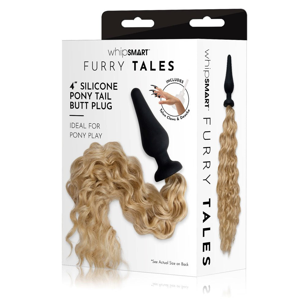 WhipSmart Furry Tales 4 Inch Pony Tail - - G-Spot Vibrators