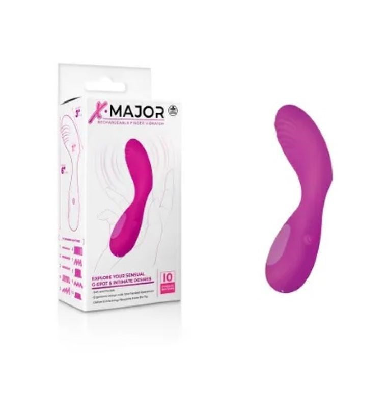 X Major Rechargeable Finger Vibe - - Love Eggs and Kegel Exercisers