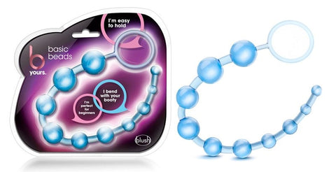 B Yours Basic Beads 12.75'' Anal Beads by Blush Novelties - Anal Beads and Balls