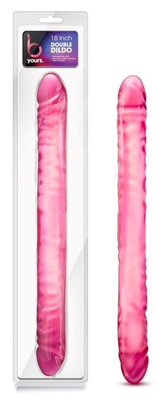 B Yours Double Dildo 18 inch - - Remote Control Vibrators