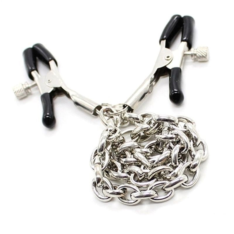 Bondage Adjustable Nipple Clamps - - Breast and Nipple Toys