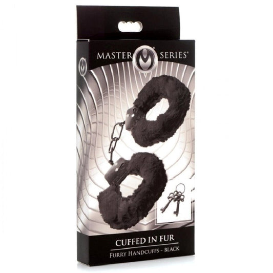 Cuffed in Fur Furry Handcuffs - - BabyDolls And Chemises