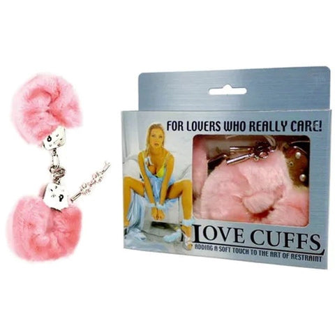 Love Cuffs Fluffy Hand Cuffs by NANMA Corporation - Cuffs and Restraints