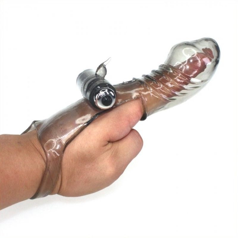 G-spot Penis Vibrating Finger Glove - - Penis Pumps And Stretchers