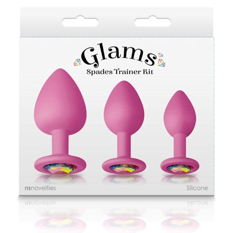 Glams Spades Trainer Kit by NS Novelties - Finger and Tongue Vibrators