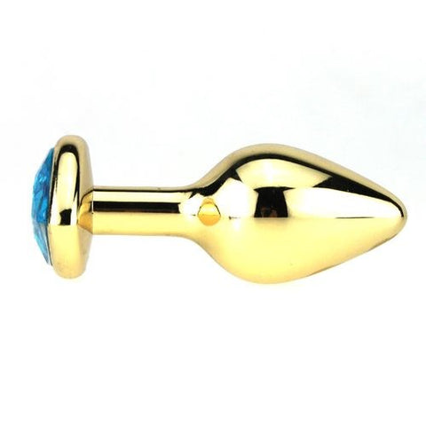 Golden Heart Stainless Steel Butt Plug by BDStyle - Love Eggs and Kegel Exercisers