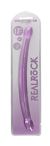 REALROCK Non Realistic Double Dong 17'' Double Dong Purple - Realistic Dildos