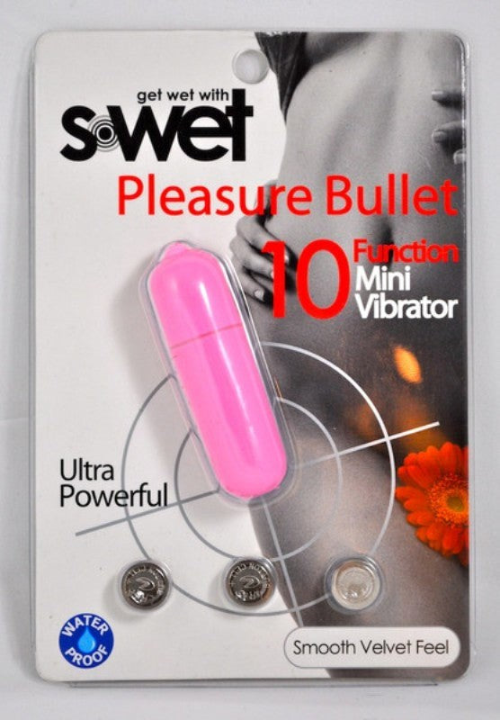 S-Wet Pleasure Vibrating Bullet Massager - - Anal Beads and Balls