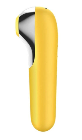 Dual Love Air Pulse Multi Functions Clitoral Massager - Clit Ticklers and Pulsators