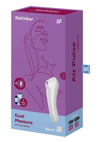 Dual Pleasure Air Pulse Clitoral and G Spot Vibrator - Clit Ticklers and Pulsators