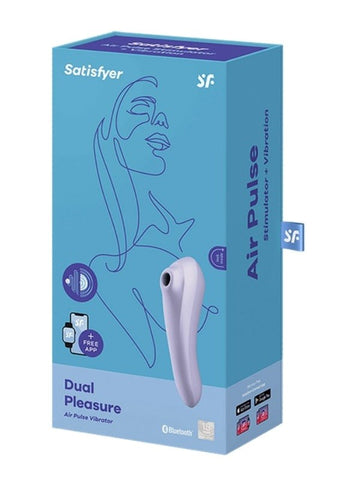 Dual Pleasure Air Pulse Clitoral and G Spot Vibrator - Clit Ticklers and Pulsators
