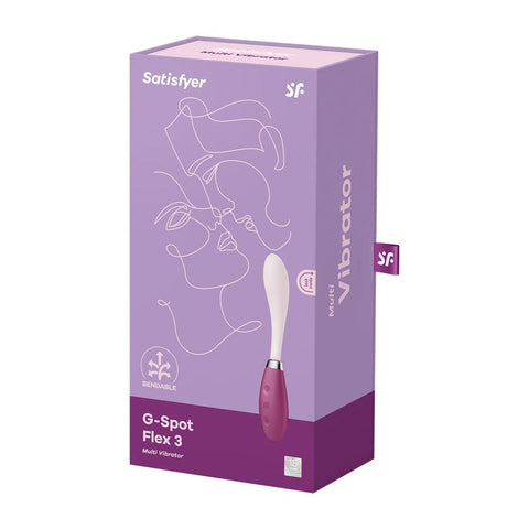 Flex 3 Bendable Silicone G-Spot Vibrator by Satisfyer - Clit Ticklers and Pulsators