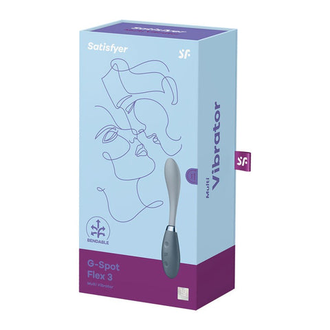 Flex 3 Bendable Silicone G-Spot Vibrator by Satisfyer - Clit Ticklers and Pulsators