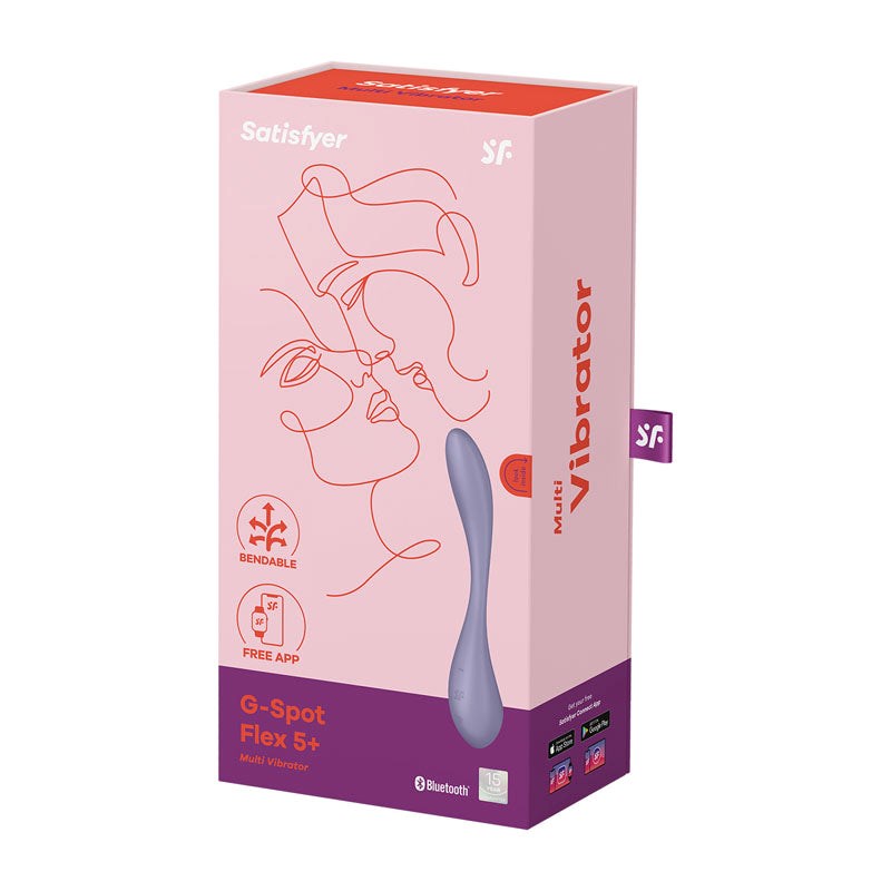 Satisfyer G-Spot Flex 5 App Contolled - - Finger and Tongue Vibrators