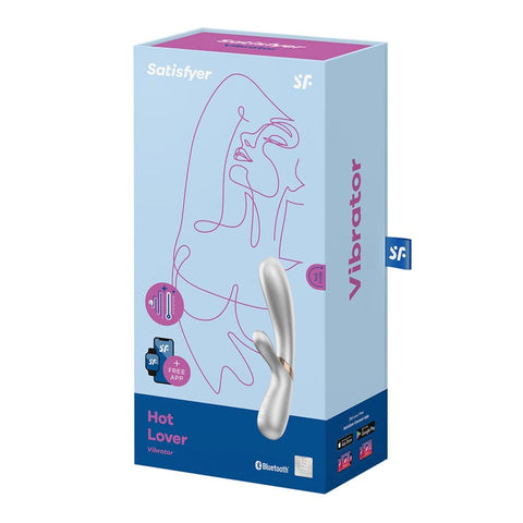 Hot Lover Rabbit Clitoral and G Spot Massager by Satisfyer - Finger and Tongue Vibrators